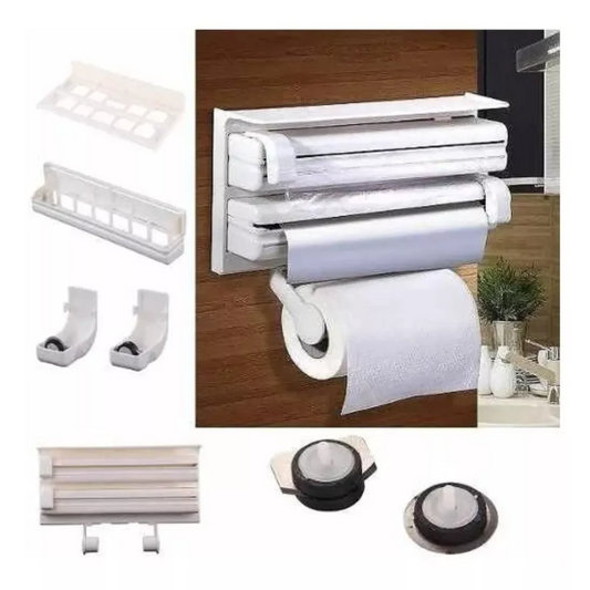 RollMaster™ 3 funciones en 1 diseño elegante. Pega, usa y retira sin dañar.