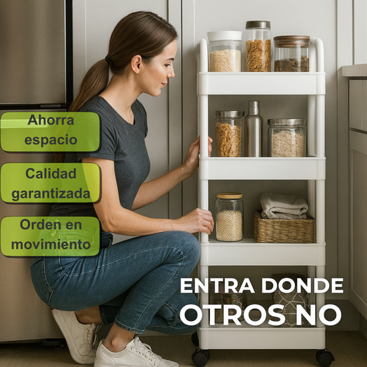 Carrito organizador – Orden inmediato en espacios pequeños