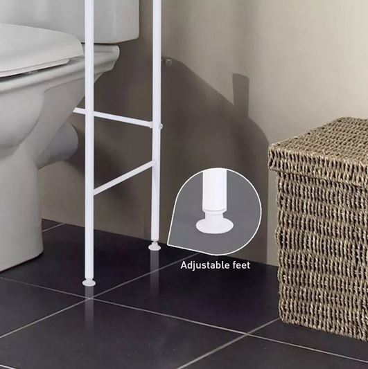 Estantería de Baño de 3 Niveles – Convierte el espacio vacío sobre tu inodoro en orden y estilo