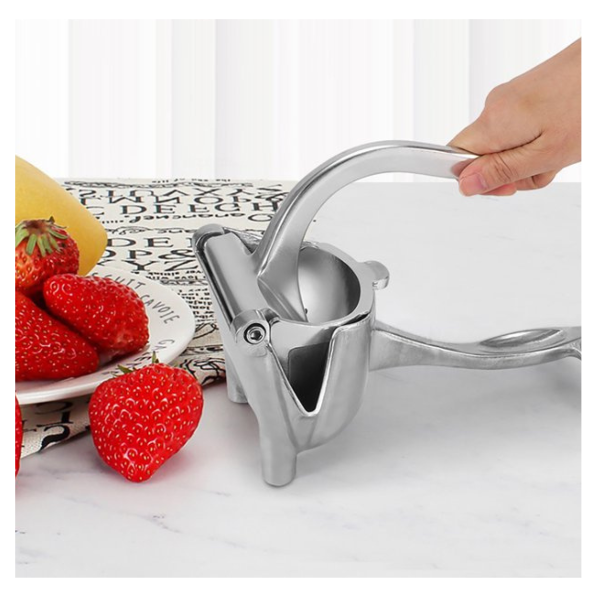 Prensa Manual para Jugos de Aluminio