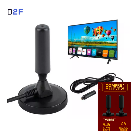 Pack 2x1 Antena Digital HD | Sin Suscripciones + Envío Gratis