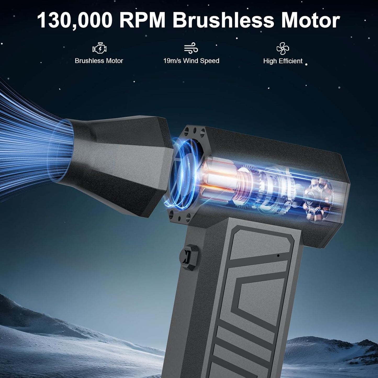 Soplador JetForce™ Elimina polvo, hojas o agua con precisión total