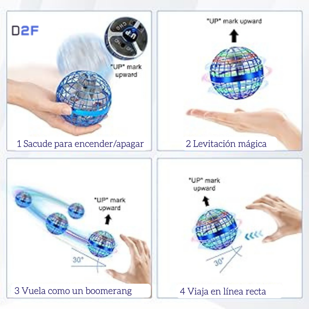 Juguete Aero Esfera Fly Nova 2x1 - Desconecta a tus hijos de las Pantallas