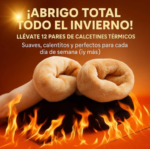 AbrigaPlus™ – 12 pares de confort térmico para días fríos