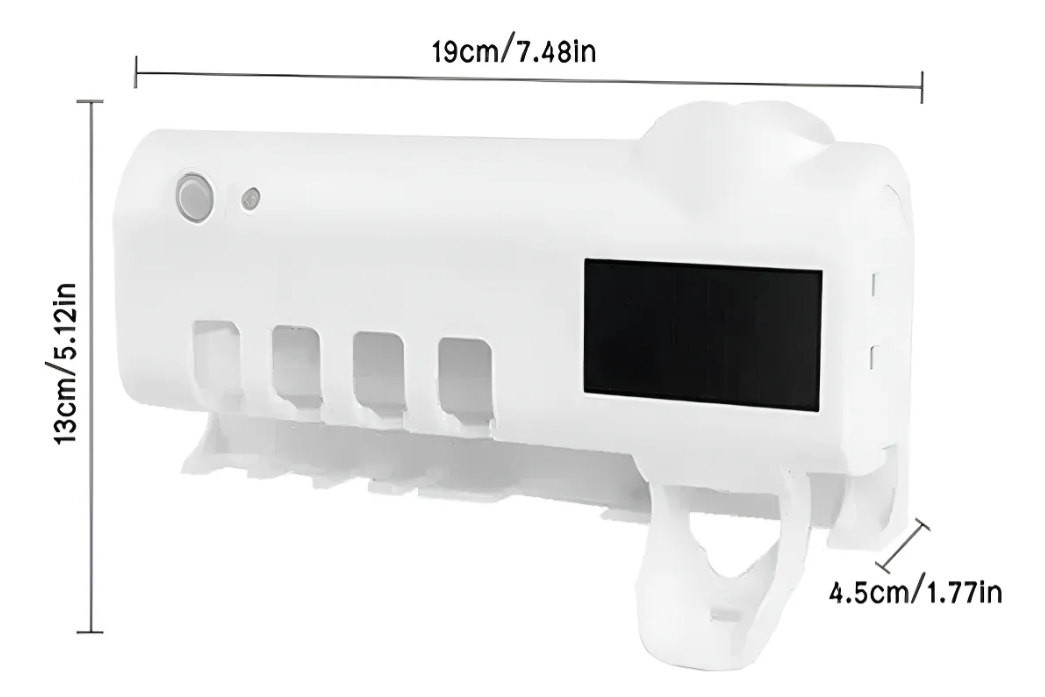 Dispensador y Esterilizador Dental - Higiene y Orden para Toda la Familia al Instante