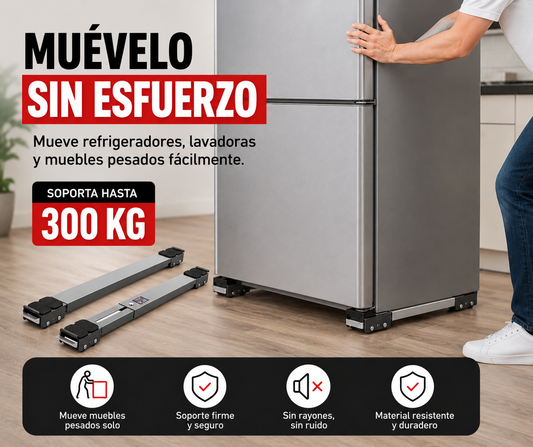 MoveRoll™ | Mueve electrodomésticos pesados sin esfuerzo y sin pedir ayuda