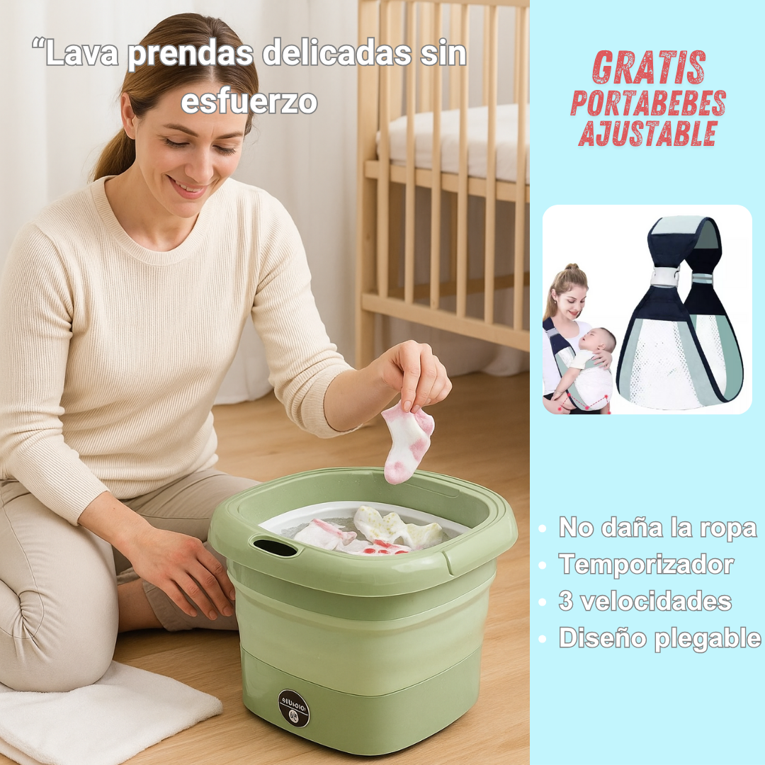 Mini Lavadora -Cuida la ropa más delicada de tu bebé