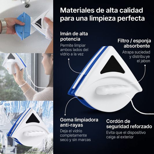 Limpiavidrios Magnético SmartGlass - Ventanas limpias sin esfuerzo
