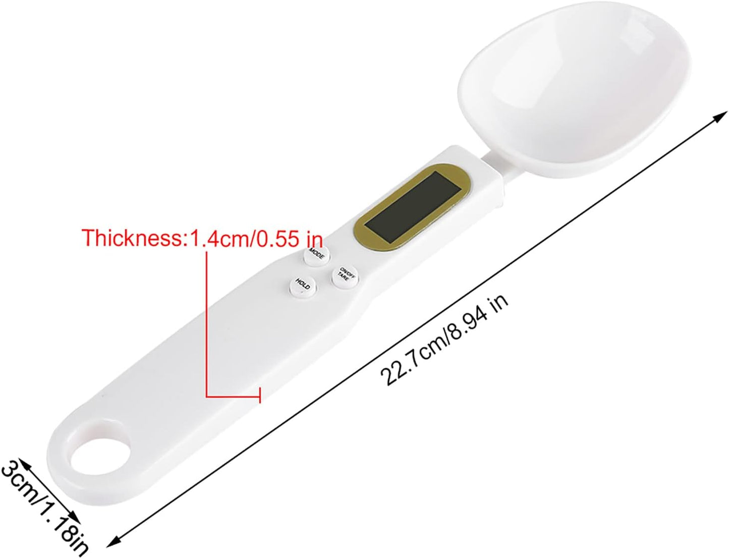 Cuchara Balanza Digital – Pesa Ingredientes Exactos – Cocina Recetas Perfectas en Segundos