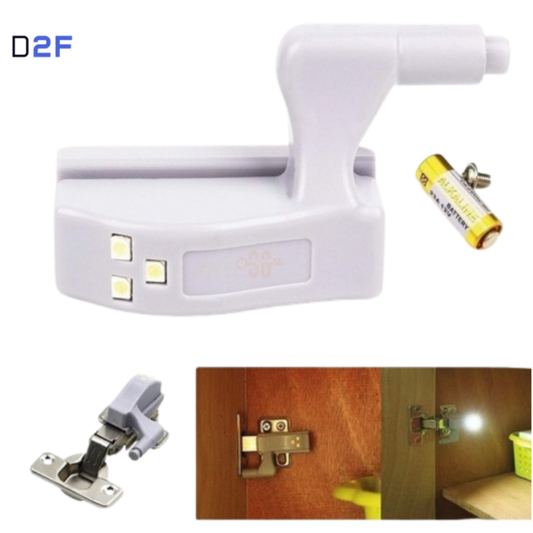 Pack x 4 Luces Para Bisagras - Ilumina Espacios Pequeños Interiores