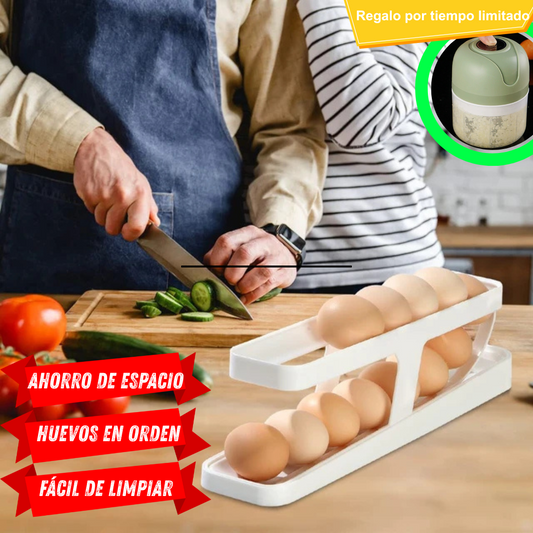 Organizador de Huevos - Ahorra espacio y mantén todo visible