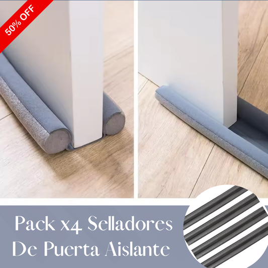 Pack x4 Sellador de Puerta Aislante