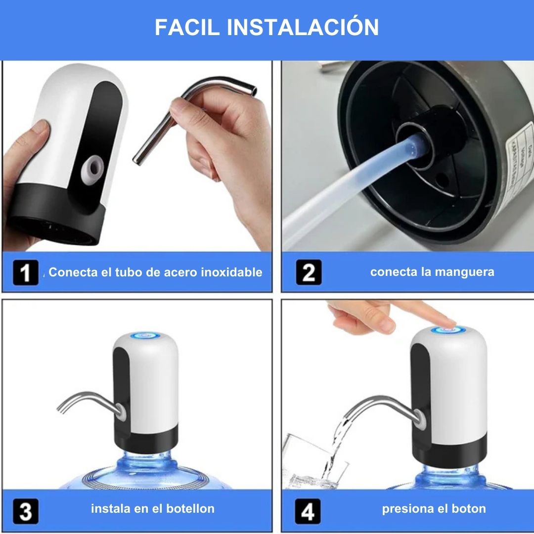 Dispensador Eléctrico – Tu Agua Fresca, Siempre Fácil + Carga USB Incluida