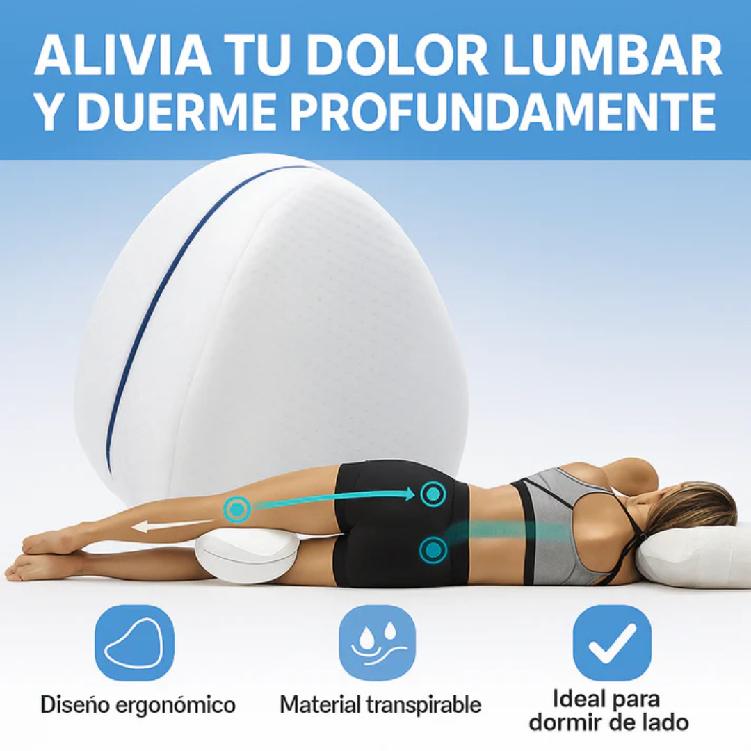 Cojín Ortopédico para Piernas – Alinea tu postura – Descanso sin dolor desde la primera noche