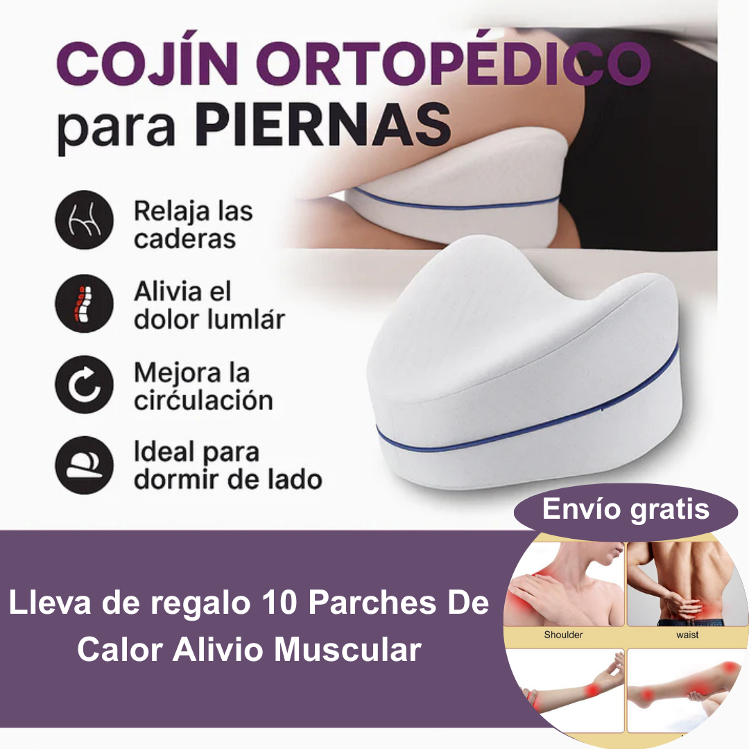 Cojín Ortopédico para Piernas – Alinea tu postura – Descanso sin dolor desde la primera noche