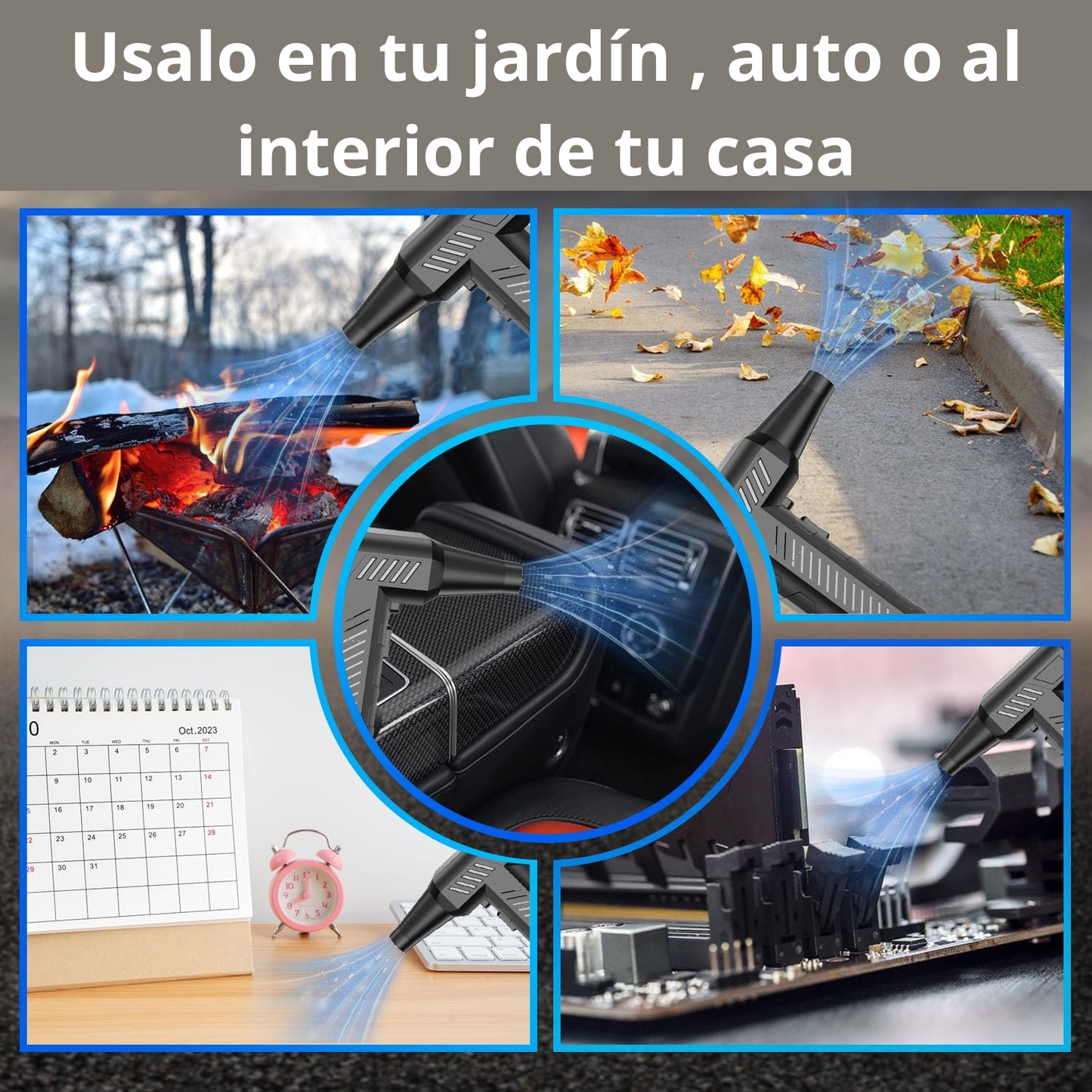 Soplador JetForce™ Elimina polvo, hojas o agua con precisión total